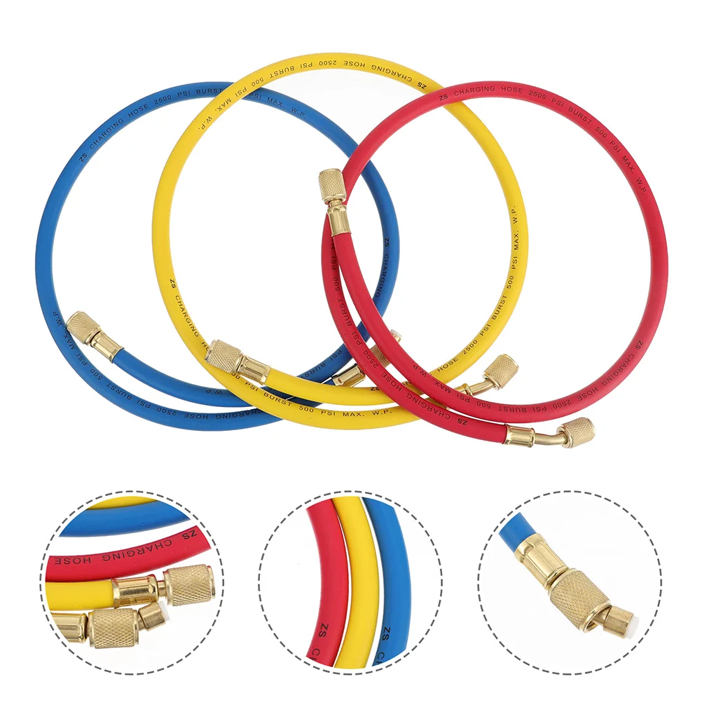 3 Pcs Air Conditioning Pipe Automotive Refrigerant Charging Tube Car Kit Suite Tubes Copper Hoses Fitting
3 Pcs Air Conditioning Pipe Automotive Refrigerant Charging Tube Car Kit Suite Tubes Copper Hoses Fitting
