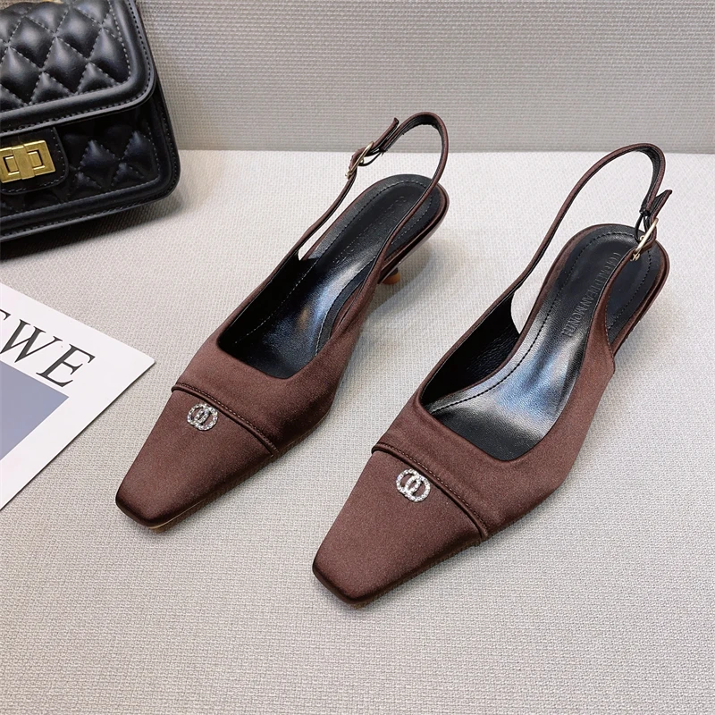 Designer Single Shoes Woman High Heels Women Square Toe Sexy Office Party Wedding Shoes Ladies Sandals Women's Pumps 2023 Spring
Designer Single Shoes Woman High Heels Women Square Toe Sexy Office Party Wedding Shoes Ladies Sandals Women's Pumps 2023 Spring