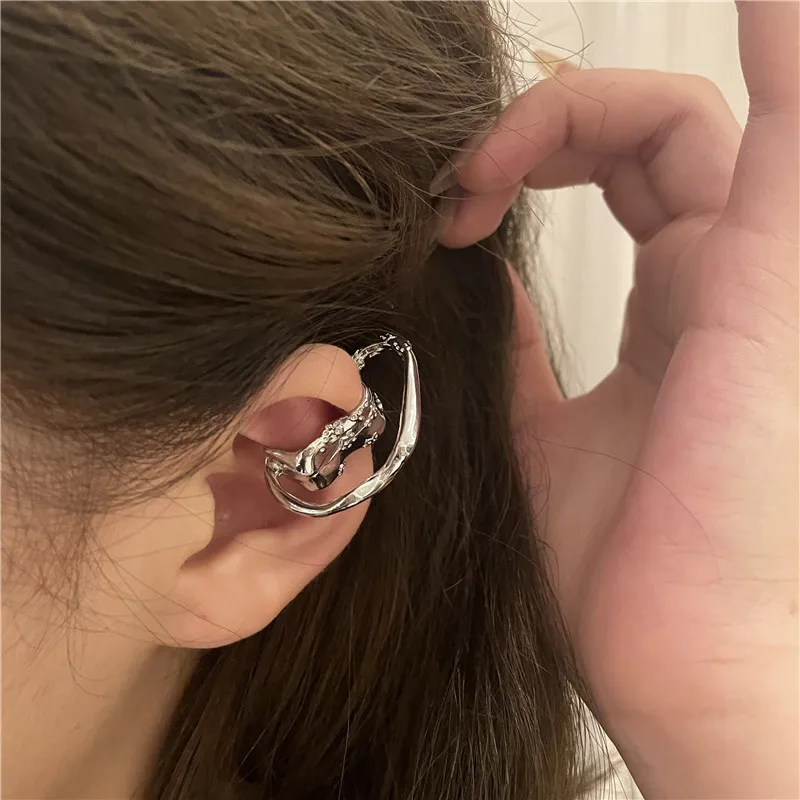 Punk Special Irregular Double Layers Without Pierced Clip On Earrings For Women Men Personalized Charms Fashion Jewelry Gift
Punk Special Irregular Double Layers Without Pierced Clip On Earrings For Women Men Personalized Charms Fashion Jewelry Gift