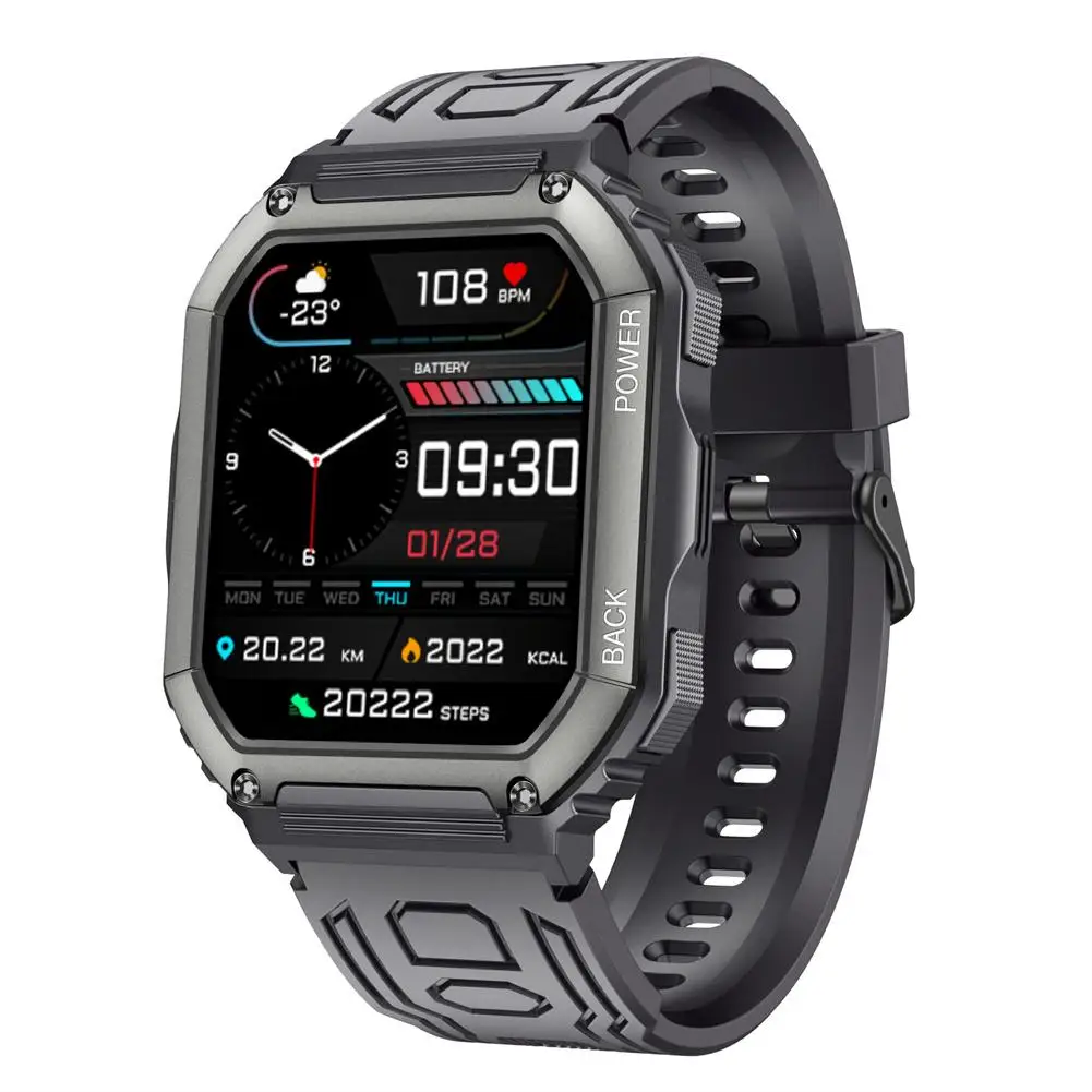 Kr06 Smart Watch 1.8 Inch Screen Bluetooth-compatible Call Waterproof Sports Pedometer Heart Rate Monitor Bracelet
Kr06 Smart Watch 1.8 Inch Screen Bluetooth-compatible Call Waterproof Sports Pedometer Heart Rate Monitor Bracelet