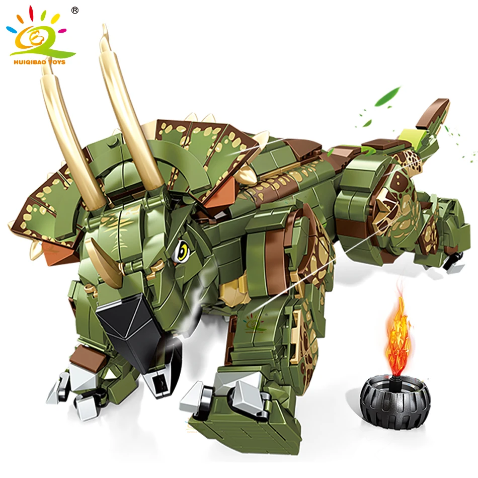 HUIQIBAO 1100pcs Jurassic Dinosaur World Tricerosaurus Model Building Blocks Dino Park Toys City Truck Bricks for Children Boys
HUIQIBAO 1100pcs Jurassic Dinosaur World Tricerosaurus Model Building Blocks Dino Park Toys City Truck Bricks for Children Boys
