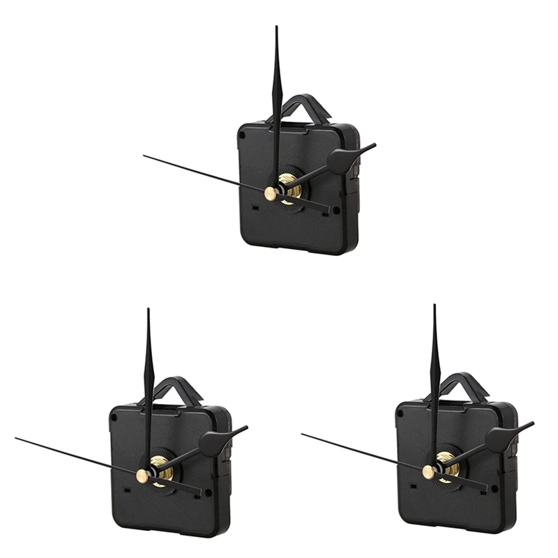 3X Black Hand DIY Quartz Clock Spindle Silent Movement Mechanism Repair Tool Kit
3X Black Hand DIY Quartz Clock Spindle Silent Movement Mechanism Repair Tool Kit
