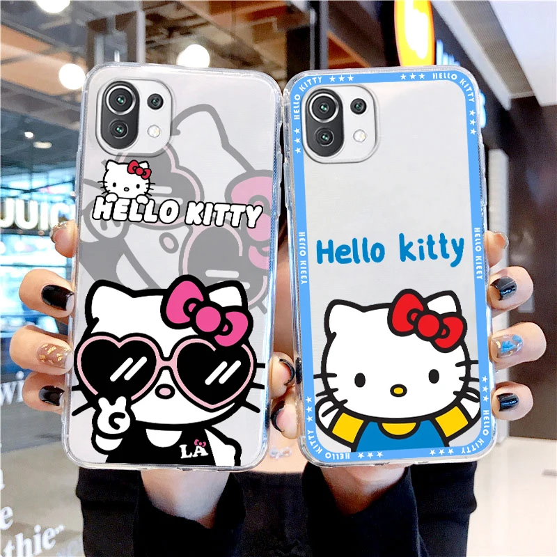 Anime Hello Kitty Cute Transparent Cover Phone Case For Xiaomi Mi 13 Lite 12T 12 11T 11i 11 A3 10T 10 CC9E 9 Pro Ultra 5G 
Anime Hello Kitty Cute Transparent Cover Phone Case For Xiaomi Mi 13 Lite 12T 12 11T 11i 11 A3 10T 10 CC9E 9 Pro Ultra 5G