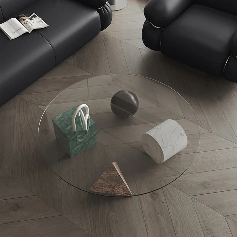 Современный роскошный чайный столик в простом стиле для гостиной, чайный столик в стиле интернет-знаменитостей, минималистичный круглый дизайнерский чайный столик из закаленного стекла
Современный роскошный чайный столик в простом стиле для гостиной, чайный столик в стиле интернет-знаменитостей, минималистичный круглый дизайнерский чайный столик из закаленного стекла