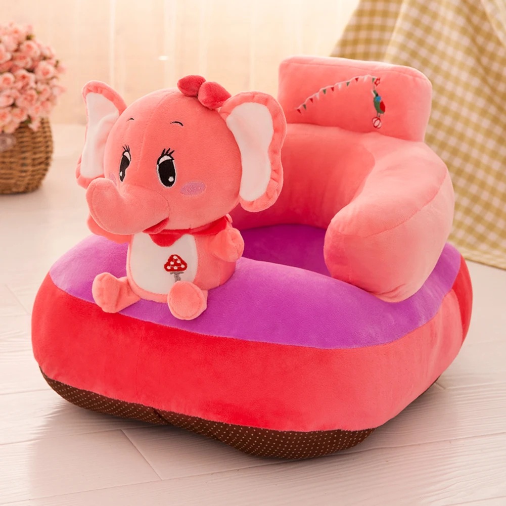 

Baby Sofa Support Seat Cover Plush Chair Learning to Sit Comfortable Toddler Nest without Filler Cradle Washable Anti Fall Sofa