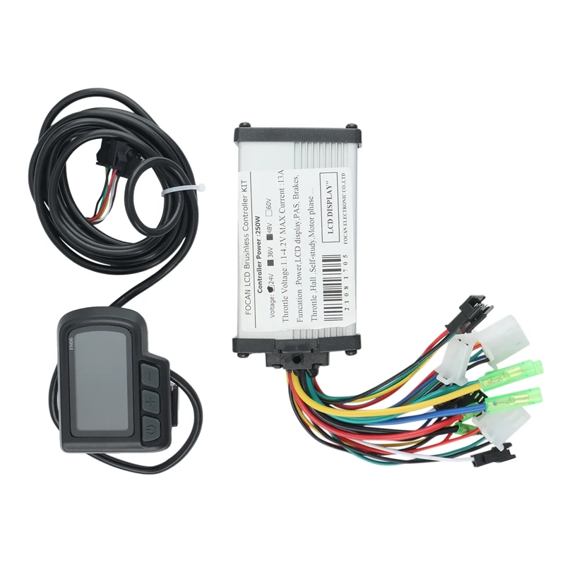 Bicycle Speed Display EN06 LCD Instrument Controller 250W Electric Bike Controller
Bicycle Speed Display EN06 LCD Instrument Controller 250W Electric Bike Controller