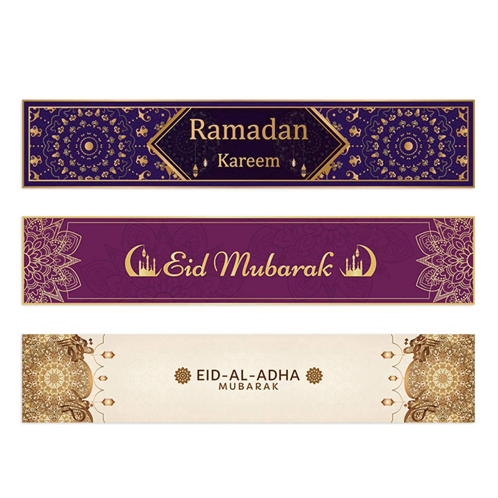 Eid Mubarak Table Runner - Ramadan Decoration Kareem Linen Tablecloth | Muslim Islamic Table Cover Mosque Religious Decor for Ho
Eid Mubarak Table Runner - Ramadan Decoration Kareem Linen Tablecloth | Muslim Islamic Table Cover Mosque Religious Decor for Ho