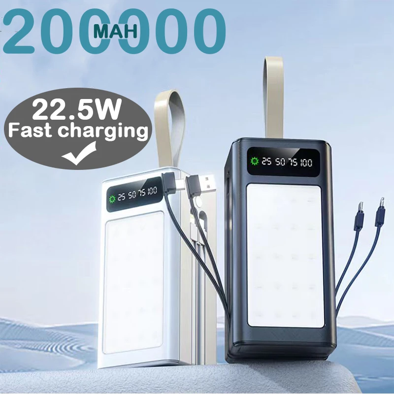 Free Shipping 200000mAh Fast Charging Power Bank Portable Large Capacity External Battery Charger Suitable for IPhone Laptops
Free Shipping 200000mAh Fast Charging Power Bank Portable Large Capacity External Battery Charger Suitable for IPhone Laptops