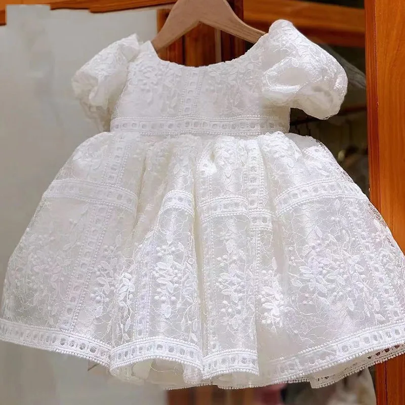 KOKI Baby Girl Dress Hollow Lace Princess Children Wedding Birthday Ball Gown Baby Baptism Party Dresses for Summer 1-5 Years
KOKI Baby Girl Dress Hollow Lace Princess Children Wedding Birthday Ball Gown Baby Baptism Party Dresses for Summer 1-5 Years