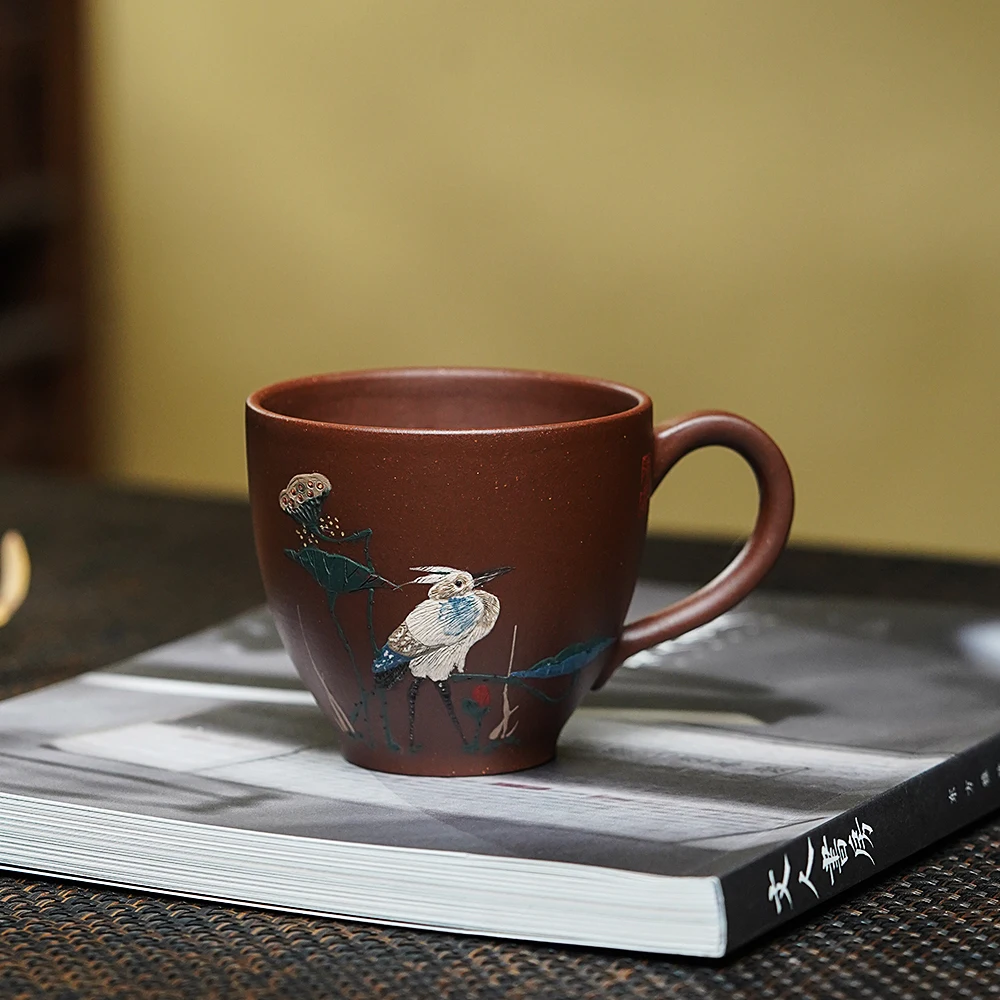 Yihu Весенняя исинская глина с чашкой для чая Master Li Jianjun чистая ручная работа чашка для чая маска с рисунком грязи 260C 
Yihu Весенняя исинская глина с чашкой для чая Master Li Jianjun чистая ручная работа чашка для чая маска с рисунком грязи 260C