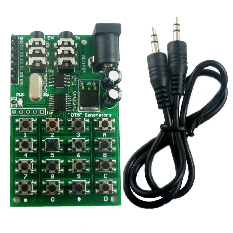 AE11A04 DTMF кодировщики генератора голоса модульный передатчик Управление клавиатурой DC5-24V для MT8870/CE004/CE005/CE023/AD22B04
AE11A04 DTMF кодировщики генератора голоса модульный передатчик Управление клавиатурой DC5-24V для MT8870/CE004/CE005/CE023/AD22B04