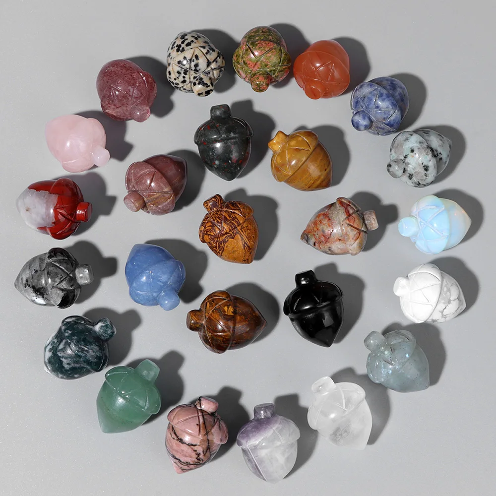Natural Healing Stone Pine Cones Carved Shape Home Ornament Agates Quartzs Jaspers Mineral Stones Home Decoration Crasfts
Natural Healing Stone Pine Cones Carved Shape Home Ornament Agates Quartzs Jaspers Mineral Stones Home Decoration Crasfts