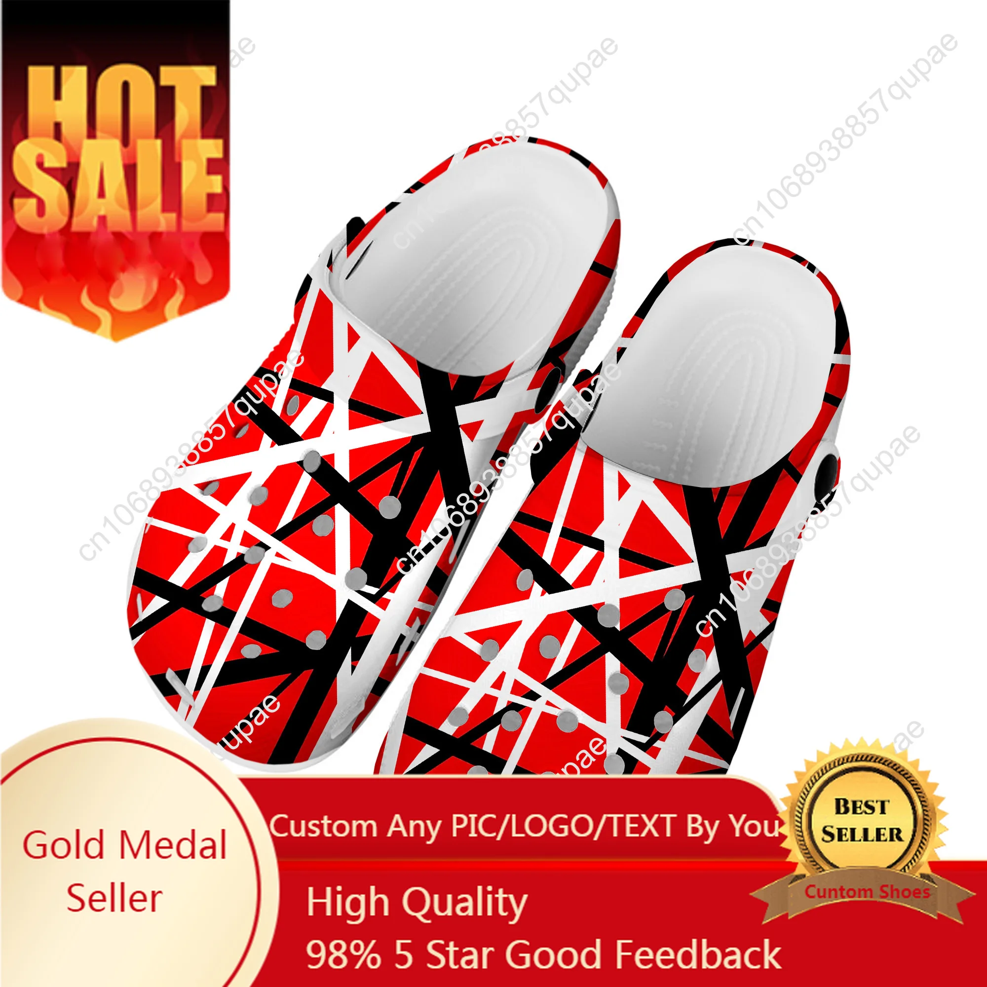 Van Evh 5150 Stripes Halen Home Clogs Custom Water Shoes Mens Womens Teenager Shoe Garden Clog 1984 Sandals Beach Hole Slippers
Van Evh 5150 Stripes Halen Home Clogs Custom Water Shoes Mens Womens Teenager Shoe Garden Clog 1984 Sandals Beach Hole Slippers