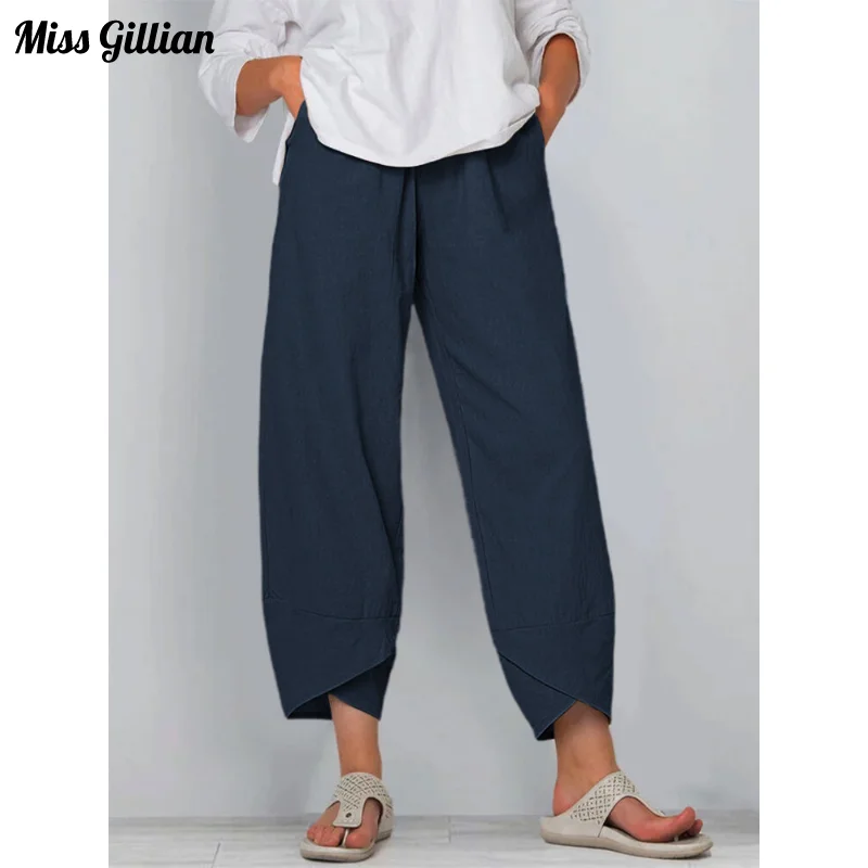 Casual Pants Women Loose High Waist Trousers Summer Basic Women Clothing Solid Color Sweatpants Simple 2023 Fashion Harem Pants
Casual Pants Women Loose High Waist Trousers Summer Basic Women Clothing Solid Color Sweatpants Simple 2023 Fashion Harem Pants