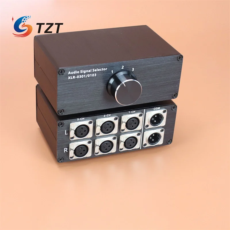 TZT XLR-0301/0103 селектор аудиосигнала XLR сбалансированный аудиопереключатель для 3 входов 1 выхода
TZT XLR-0301/0103 селектор аудиосигнала XLR сбалансированный аудиопереключатель для 3 входов 1 выхода