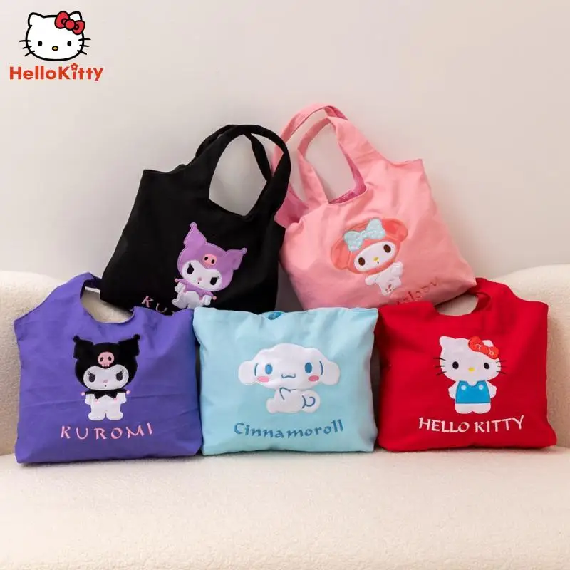 Hello Kitty Sanrio Kawaii Canvas Bag Anime Kuromi Cinnamoroll My Melody Fashion Handbag Environmental Shopping Bag Girl Gift
Hello Kitty Sanrio Kawaii Canvas Bag Anime Kuromi Cinnamoroll My Melody Fashion Handbag Environmental Shopping Bag Girl Gift