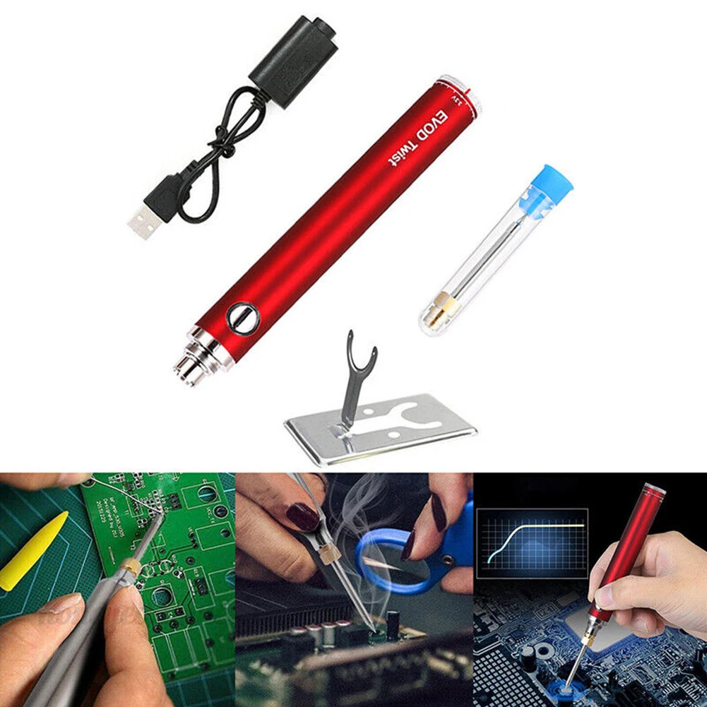 Portable Wireless Charging Iron USB 5V Wireless Rechargeable Soldering Irons 510 Interface Outdoor Portable Welding Repair Tools
Portable Wireless Charging Iron USB 5V Wireless Rechargeable Soldering Irons 510 Interface Outdoor Portable Welding Repair Tools