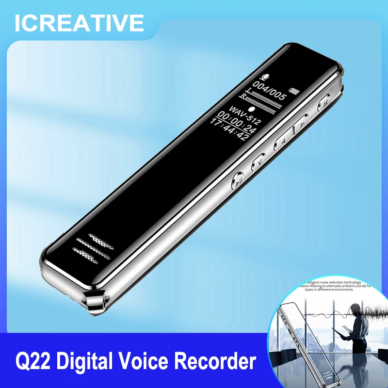 Q22 Mini Digital Voice Recorder Audio Pen Recorder 8-32GB Voice Activated Recording Conference Compact and portable CNC Design
Q22 Mini Digital Voice Recorder Audio Pen Recorder 8-32GB Voice Activated Recording Conference Compact and portable CNC Design