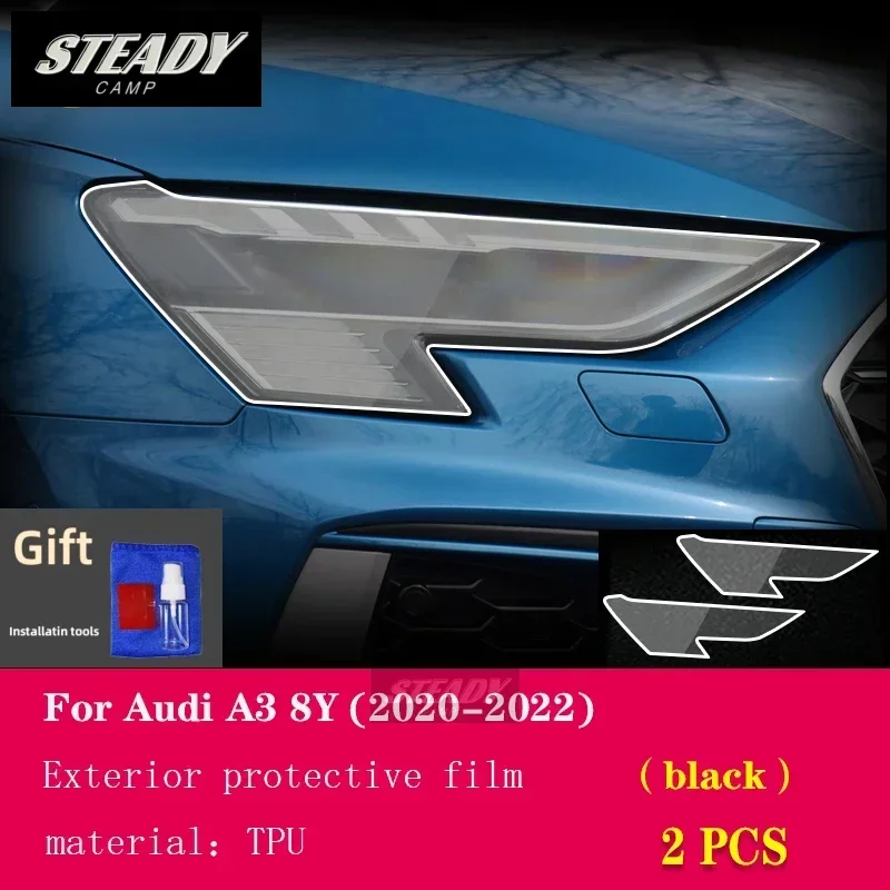 Для Audi A3 8Y 2020 2021 2022 2023 внешняя фара автомобиля с защитой от царапин аксессуары для ремонта
Для Audi A3 8Y 2020 2021 2022 2023 внешняя фара автомобиля с защитой от царапин аксессуары для ремонта