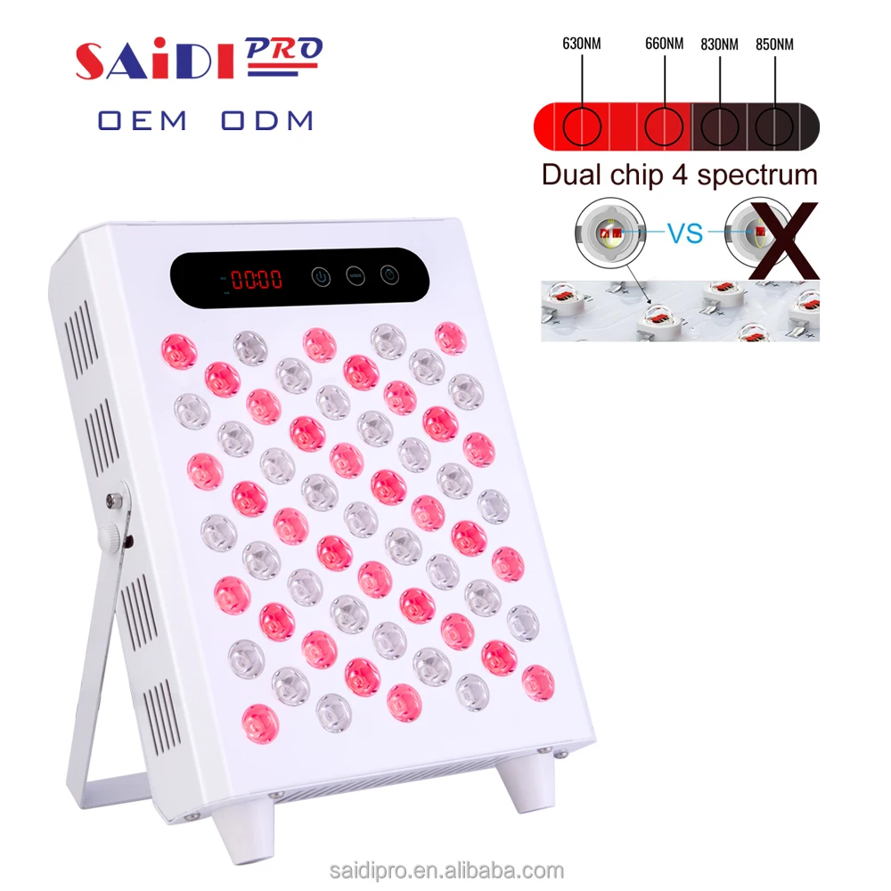 

Home use 630 660 830 850nm Red Light Therapy Body Sculpting Dual Chip LED NIR Near Infrared Red Light Therapy Panel