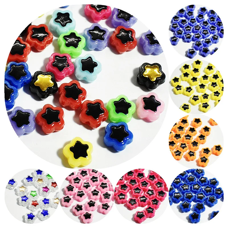 DIY10MM 50/100/200/300 heart, flower, Pentagram, loose space beading made into bracelet bracelet chain accessories
DIY10MM 50/100/200/300 heart, flower, Pentagram, loose space beading made into bracelet bracelet chain accessories