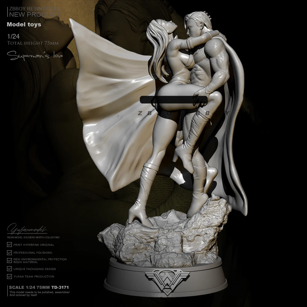 75mm 1/24 Resin model kits figure beauty colorless and self-assembled TD-3171
75mm 1/24 Resin model kits figure beauty colorless and self-assembled TD-3171
