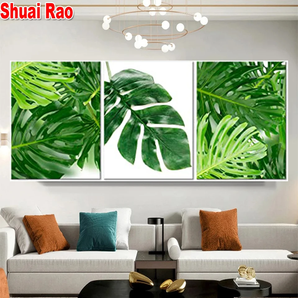 Green Leaves Diamond Painting Art Embroidery Triptych Diamond Painting Newly Arrived Cross Stitch Rhinestone Pictures Decor
Green Leaves Diamond Painting Art Embroidery Triptych Diamond Painting Newly Arrived Cross Stitch Rhinestone Pictures Decor
