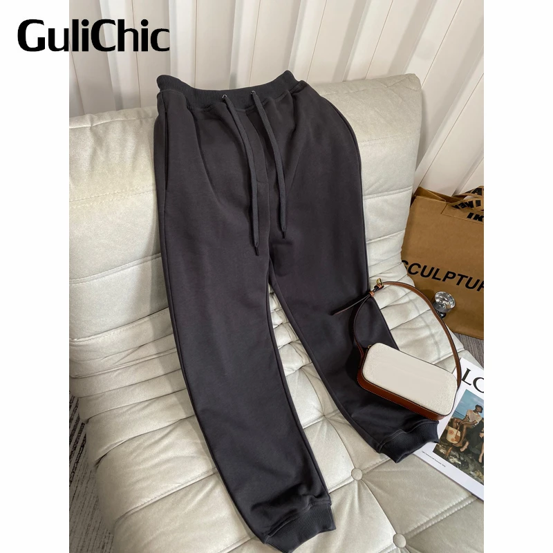 9.15 GuliChic Women Comfortable Solid Color Drawstring Simple Sports Style Sweatpants
9.15 GuliChic Women Comfortable Solid Color Drawstring Simple Sports Style Sweatpants
