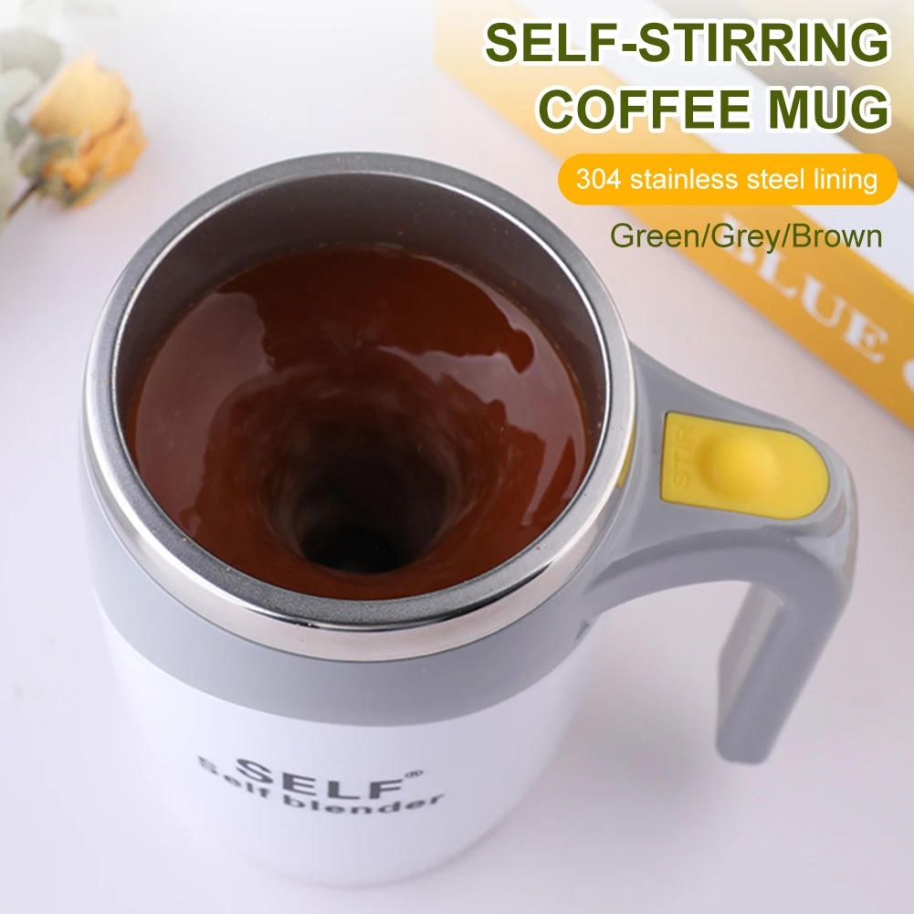 400ml Automatic Self Stirring Magnetic Mug Battery Powered Stainless Steel Coffee Mixing Cup Blender Smart Mixer Thermal Cup
400ml Automatic Self Stirring Magnetic Mug Battery Powered Stainless Steel Coffee Mixing Cup Blender Smart Mixer Thermal Cup
