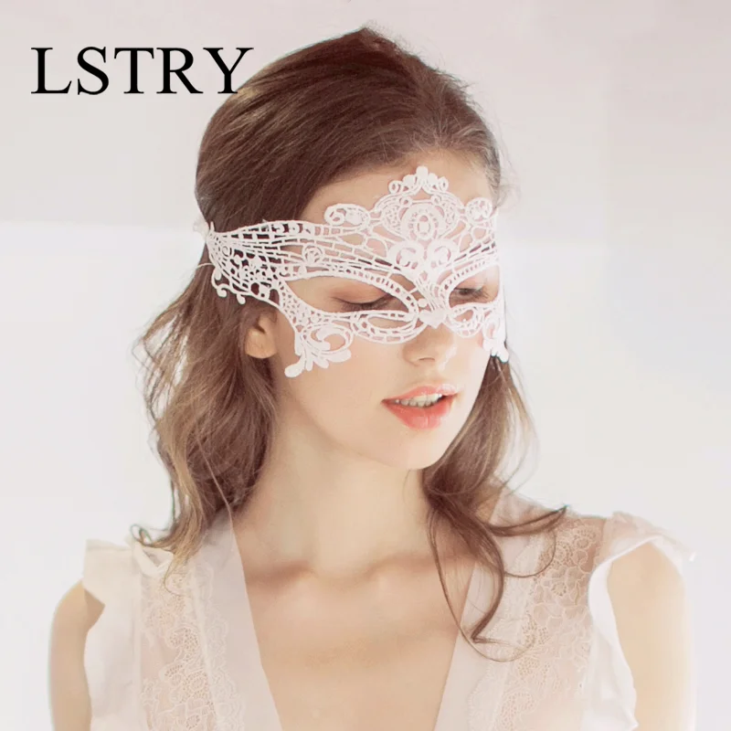 

Cosplay Sexy Mask Erotic Black Lace Mask Halloween Party Lace Eye Mask Sexy Lady Cutout For Masquerade Party Fancy Dress Costume