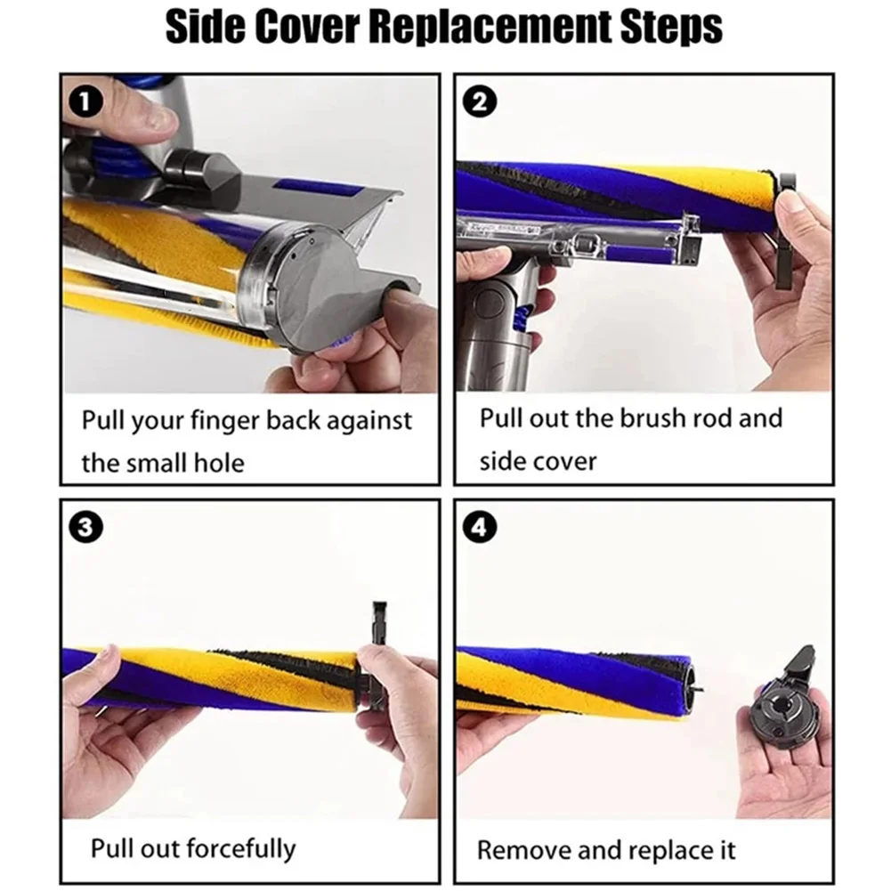 End Cap Cover For Dyson V6 V7 V8 SV10 V10 Vacuum Cleaner Roller Brush Bar Sweeping Parts Household Sweeper Cleaning Tool Replace
End Cap Cover For Dyson V6 V7 V8 SV10 V10 Vacuum Cleaner Roller Brush Bar Sweeping Parts Household Sweeper Cleaning Tool Replace