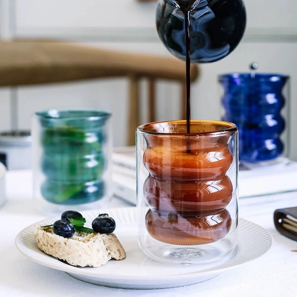 Double Wall Colored Glass Mug Heat Resistant Tea Milk Lemon Juice Coffee Water Cup Creative Bar Drinkware Tumbler Cups
Double Wall Colored Glass Mug Heat Resistant Tea Milk Lemon Juice Coffee Water Cup Creative Bar Drinkware Tumbler Cups