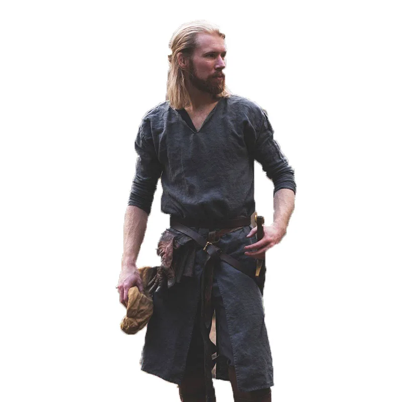 Men Medieval Renaissance Grooms Pirate Reenactment Larp Costume Lacing Up Shirt Bandage Top Middle Age Clothing For Adult 3XL
Men Medieval Renaissance Grooms Pirate Reenactment Larp Costume Lacing Up Shirt Bandage Top Middle Age Clothing For Adult 3XL
