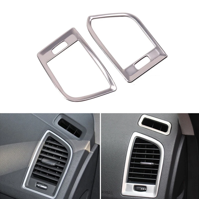 Stainless Steel Dashboard Air Conditioning Air Outlet Decoration Frame Trim Interior Ring Sequins for Volvo XC60 Car Styling
Stainless Steel Dashboard Air Conditioning Air Outlet Decoration Frame Trim Interior Ring Sequins for Volvo XC60 Car Styling