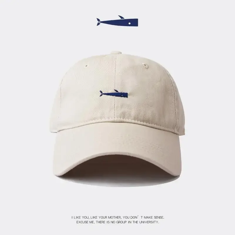 New Casual Men Embroidered Baseball Caps Korean Simple Fish Embroidery Women Hip Hop Cap Summer Breathable Adjustable Sun Hat
New Casual Men Embroidered Baseball Caps Korean Simple Fish Embroidery Women Hip Hop Cap Summer Breathable Adjustable Sun Hat