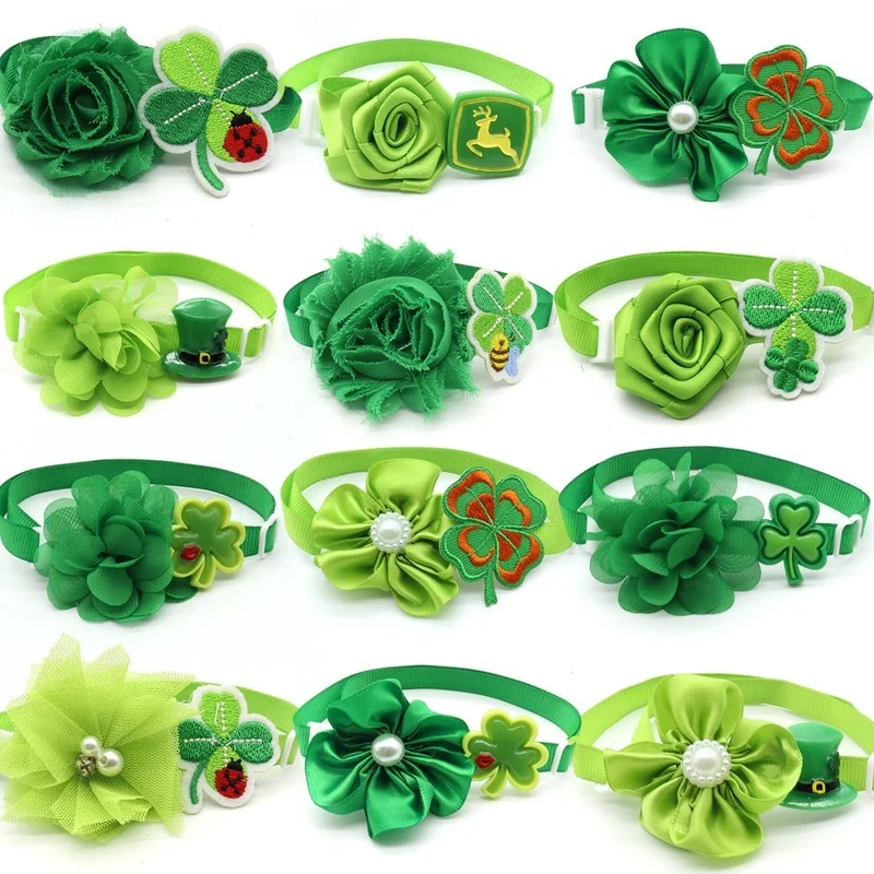 30/50 Pcs Puppy Dog Grooming Accessories Clover Dog Bow Ties Necktie Holiday Party Dogs Bowties Pet Supplies for St. Patrick Day
30/50 Pcs Puppy Dog Grooming Accessories Clover Dog Bow Ties Necktie Holiday Party Dogs Bowties Pet Supplies for St. Patrick Day
