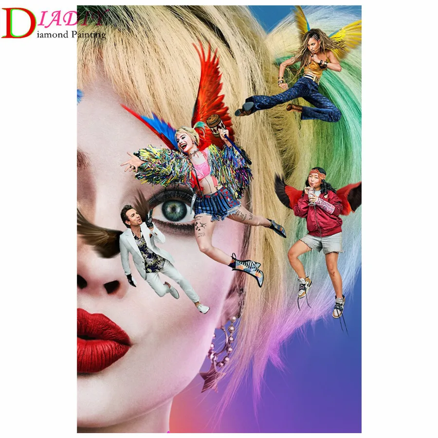 5D DIY Diamond Painting Full round/Square Movie Birds Of Prey Diamond Embroidery Cross Stitch Mosaic Home Decoration
5D DIY Diamond Painting Full round/Square Movie Birds Of Prey Diamond Embroidery Cross Stitch Mosaic Home Decoration