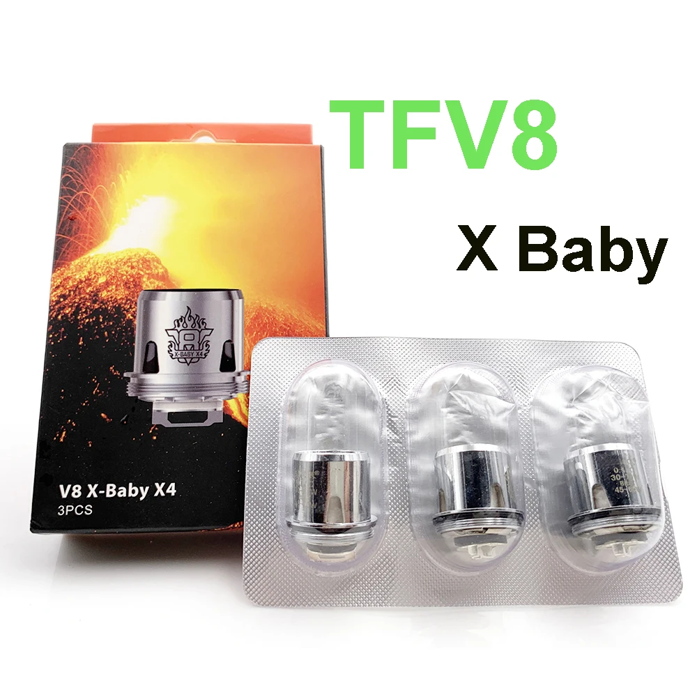 CosVape TFV8 X BABY Coil Q2 X4 T6 Replacement Coils for TFV8 X Baby Beast Tank Atomizer STICK X8 E Cigarette
CosVape TFV8 X BABY Coil Q2 X4 T6 Replacement Coils for TFV8 X Baby Beast Tank Atomizer STICK X8 E Cigarette