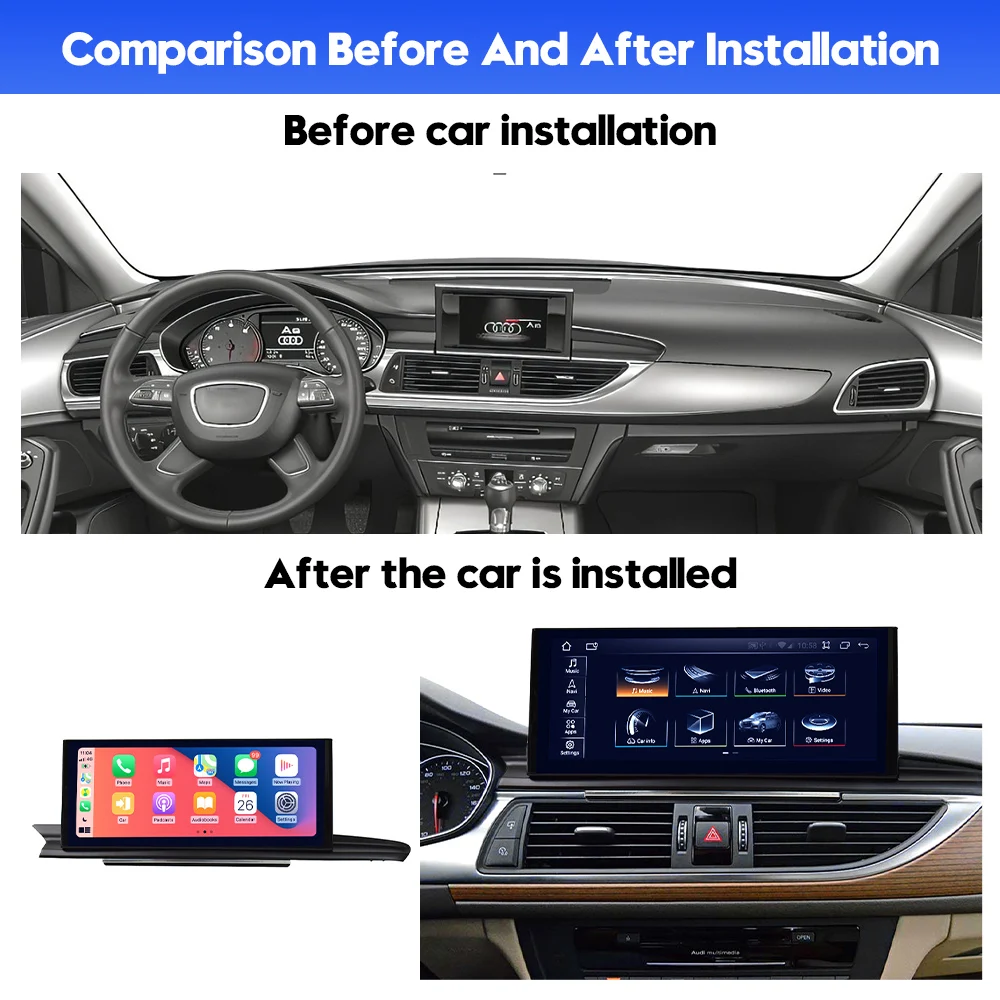 Автомобильный радиоприемник Android 11 для AUDI A6 A7 2012-2018, GPS-навигация, автомобильный стерео Мультимедийный Плеер, головное устройство carplay, экран 12,3 дюйма
Автомобильный радиоприемник Android 11 для AUDI A6 A7 2012-2018, GPS-навигация, автомобильный стерео Мультимедийный Плеер, головное устройство carplay, экран 12,3 дюйма