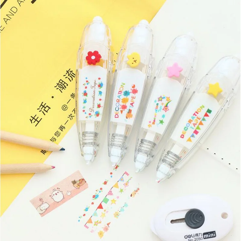 Creative Flag Star Press Type Decorative Correction Tape Diary Stationery School Supply
Creative Flag Star Press Type Decorative Correction Tape Diary Stationery School Supply