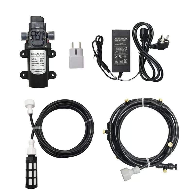 Садовая система распыления воды, Электрический насос, небулайзер для охлаждения теплицы, капельного орошения
Садовая система распыления воды, Электрический насос, небулайзер для охлаждения теплицы, капельного орошения