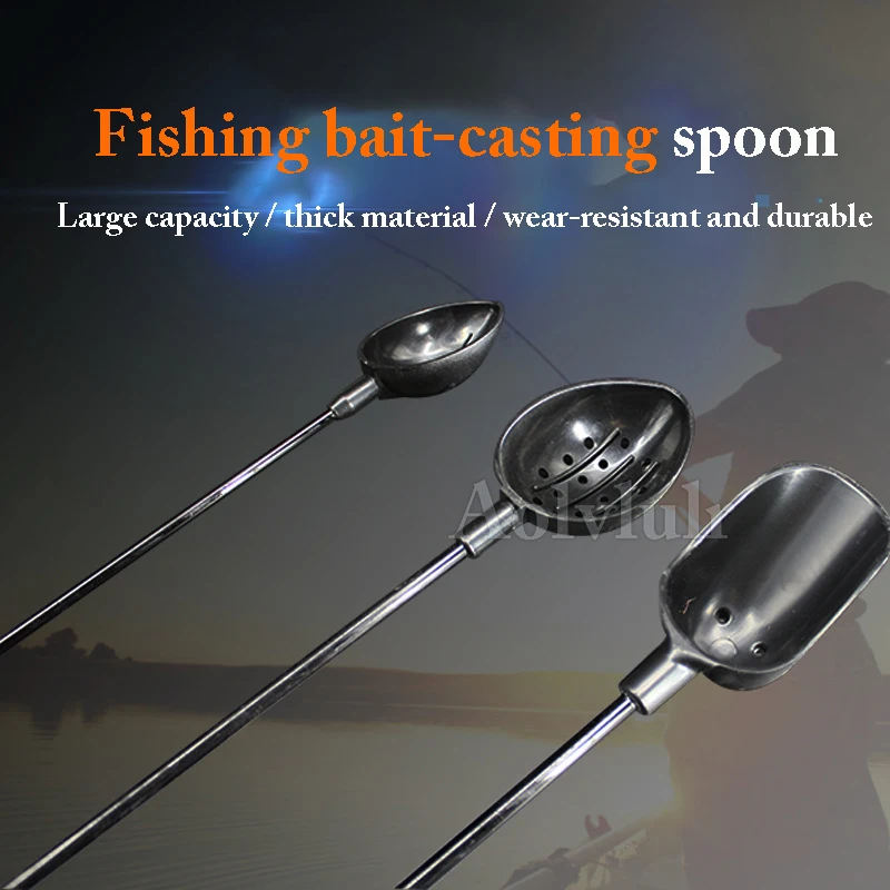 Throwing Spoons Non-Stick Bait Scoop Fishing Bait Casting Scoop Long Throw Fishing Tackle Long-Range Nesting Device Tools
Throwing Spoons Non-Stick Bait Scoop Fishing Bait Casting Scoop Long Throw Fishing Tackle Long-Range Nesting Device Tools