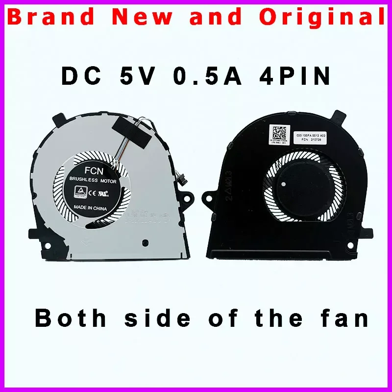 NEW CPU Cooler Cooling Fan For Dell VOSTRO 5391 5390 7391 Inspiron 13 7391 DFS5K12214161J FLFR 0TCV60 TCV60 023.100FA.001
NEW CPU Cooler Cooling Fan For Dell VOSTRO 5391 5390 7391 Inspiron 13 7391 DFS5K12214161J FLFR 0TCV60 TCV60 023.100FA.001