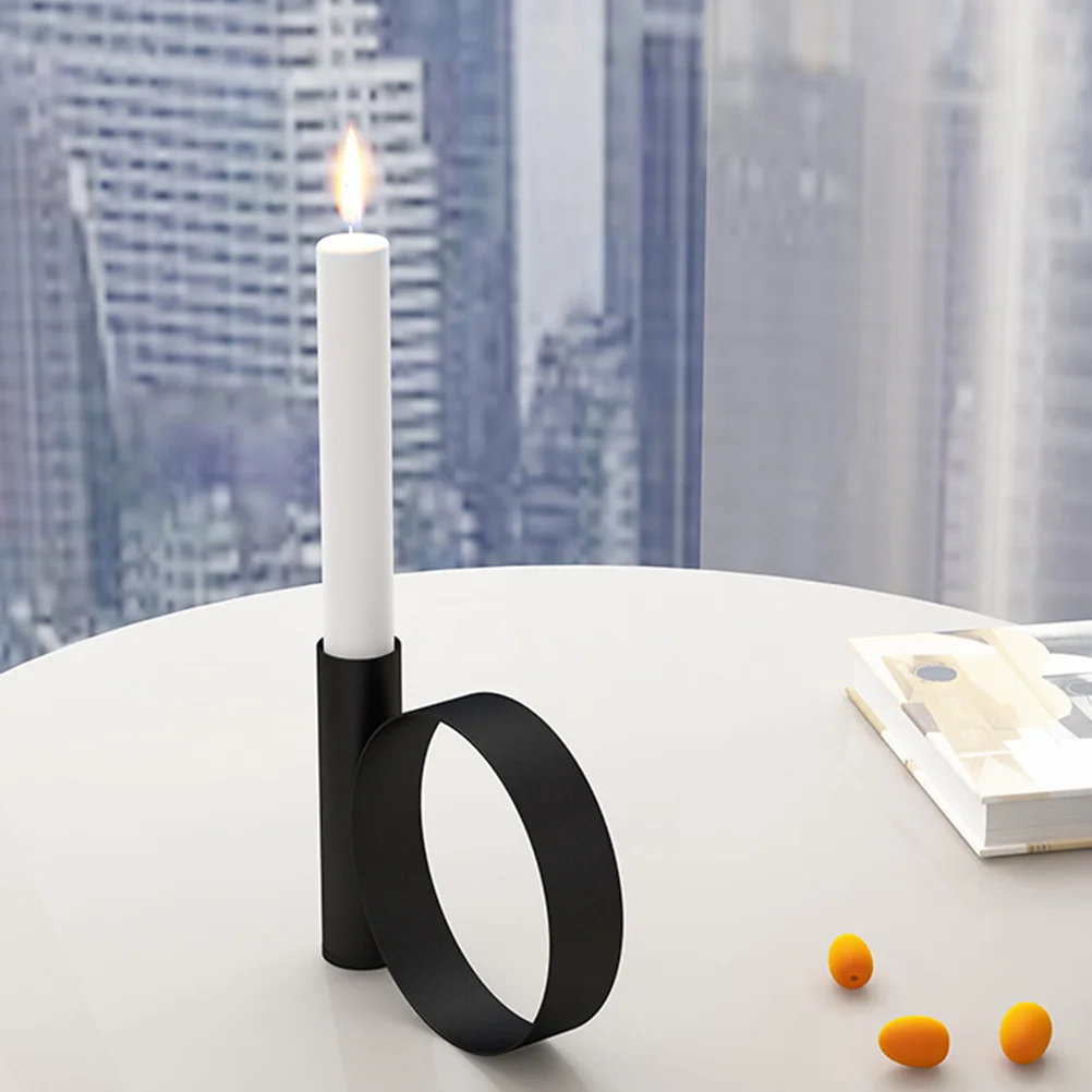 Tape Holder Modern Geometric Candlestick Holder Stand Wedding Home Table Decoration Ornament Black
Tape Holder Modern Geometric Candlestick Holder Stand Wedding Home Table Decoration Ornament Black