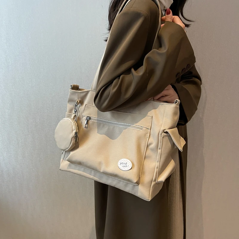 New Women Casual Tote High Quality Female Shoulder Solid Color Canvas Bags Large Capacity Ladies Crossbody Bag Purses Top-handle
New Women Casual Tote High Quality Female Shoulder Solid Color Canvas Bags Large Capacity Ladies Crossbody Bag Purses Top-handle