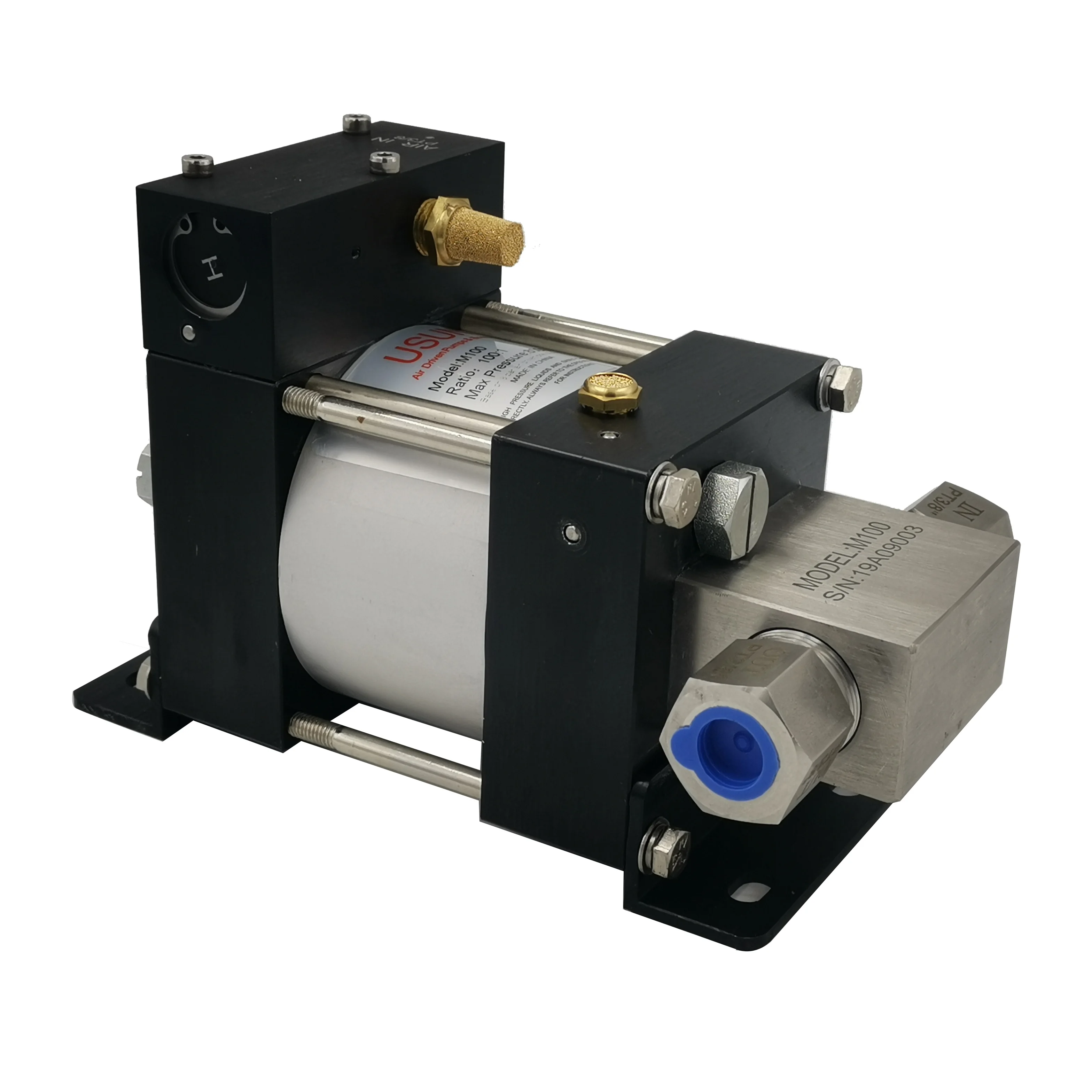 Cheapest USUN Model:M130 500-1000 Bar Output small portable High pressure air driven hydraulic test pump for hose testing
Cheapest USUN Model:M130 500-1000 Bar Output small portable High pressure air driven hydraulic test pump for hose testing