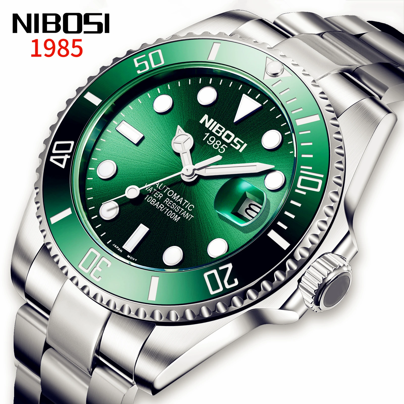2022 роскошные мужские механические наручные часы NIBOSI 10 бар водонепроницаемые автоматические часы мужские спортивные часы из нержавеющей ст... 
2022 роскошные мужские механические наручные часы NIBOSI 10 бар водонепроницаемые автоматические часы мужские спортивные часы из нержавеющей ст...