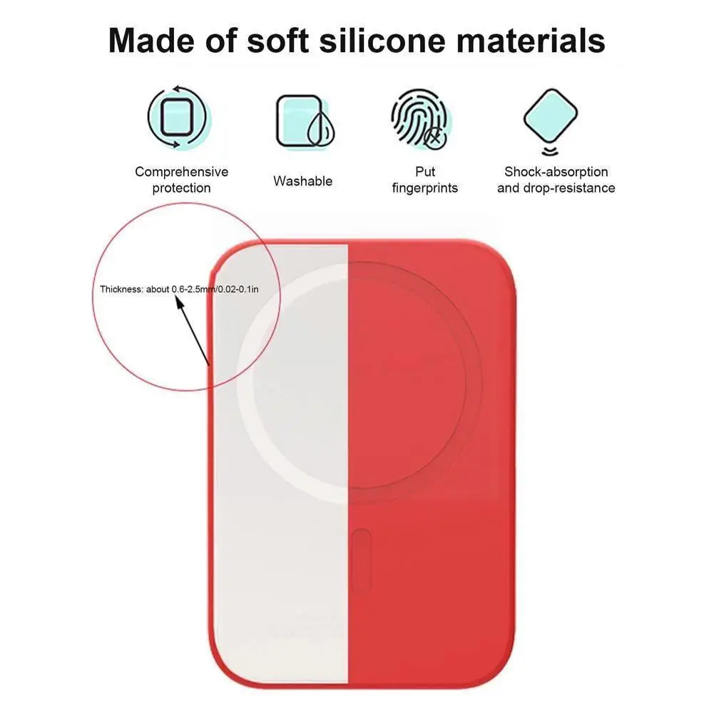 Ultra-thin Silicone Protective Cover Wireless Charger Cover For Battery Pack I3k8
Ultra-thin Silicone Protective Cover Wireless Charger Cover For Battery Pack I3k8
