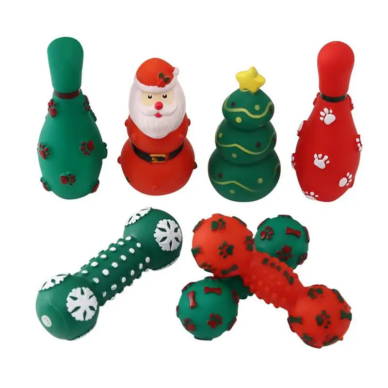 Christmas Theme Dog Chew Toy Squeaky Pet Dog Toys Bite Resistant Teeth Cleaning Dog Interactive Training Toys Pet Christmas Gift
Christmas Theme Dog Chew Toy Squeaky Pet Dog Toys Bite Resistant Teeth Cleaning Dog Interactive Training Toys Pet Christmas Gift
