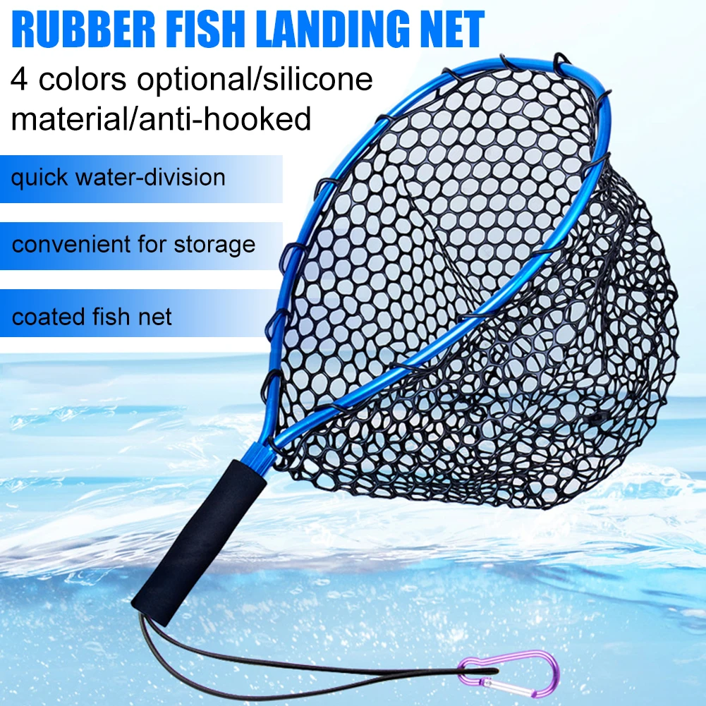 Fishing Net Aluminum Alloy Fly Fishing Landing Net Soft Mesh Material Landing Net Fishing Tackles Accessory
Fishing Net Aluminum Alloy Fly Fishing Landing Net Soft Mesh Material Landing Net Fishing Tackles Accessory
